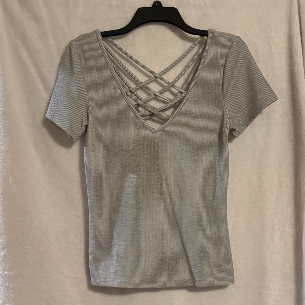 Daytrip Gray Knit Top